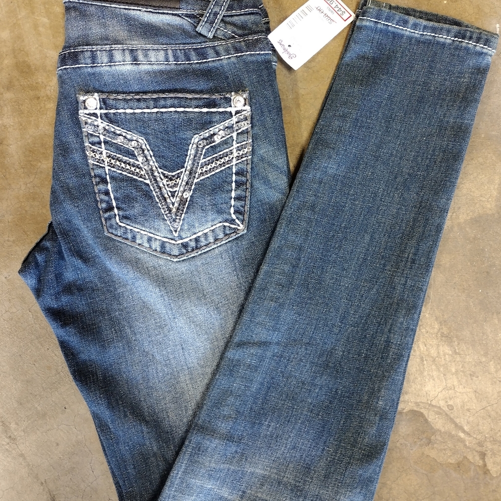 Vigoss Girl dDenim skinny jeans. Dark blue. Size. W-5.L30.